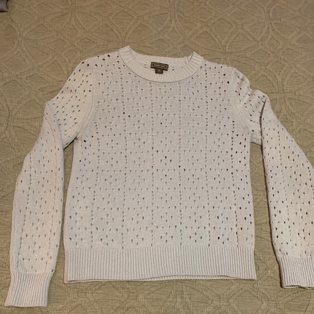 Light blue Point Sur collection sweater JCrew